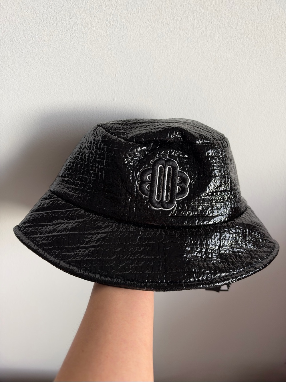 Maje Black Bucket Hat